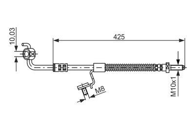 Bremžu šļūtene BOSCH 1 987 476 566
