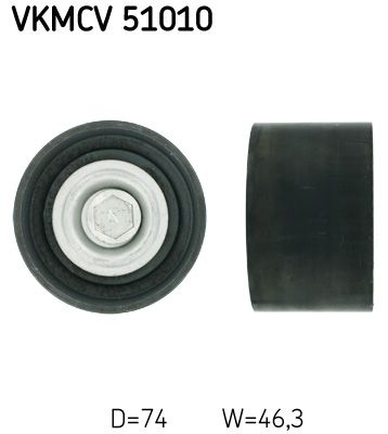 Parazīt-/Vadrullītis, Ķīļrievu siksna SKF VKMCV 51010