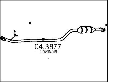 Катализатор MTS 04.3877