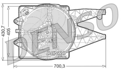 Ventilators, Motora dzesēšanas sistēma DENSO DER01021