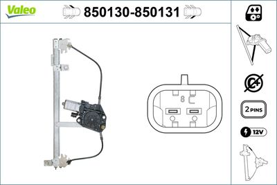 Стеклоподъемник VALEO 850130
