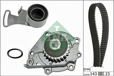 Ūdenssūknis + Zobsiksnas komplekts Schaeffler INA 530 0242 30