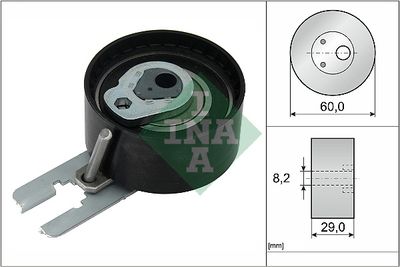 Натяжной ролик, ремень ГРМ Schaeffler INA 531 0555 10