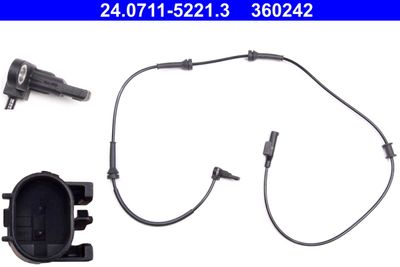 Датчик, частота вращения колеса ATE 24.0711-5221.3