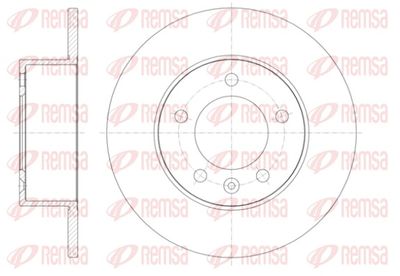 Тормозной диск REMSA 61412.00
