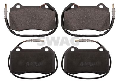 Bremžu uzliku kompl., Disku bremzes SWAG 62 11 6165