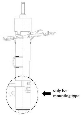 Амортизатор KYB 335607