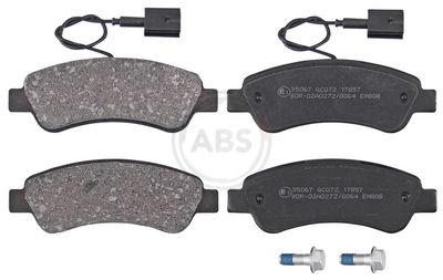 Комплект тормозных колодок, дисковый тормоз A.B.S. 35067