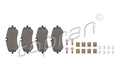 Bremžu uzliku kompl., Disku bremzes TOPRAN 624 504