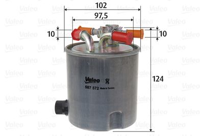 Топливный фильтр VALEO 587572