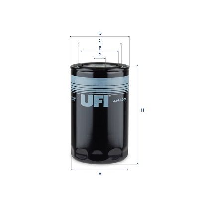 Масляный фильтр UFI 23.469.00