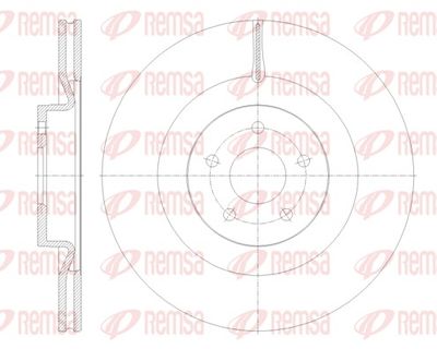 Тормозной диск REMSA 62114.10