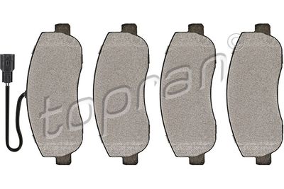 Bremžu uzliku kompl., Disku bremzes TOPRAN 208 234