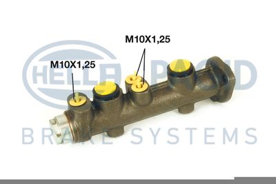 Galvenais bremžu cilindrs HELLA 8AM 355 505-781