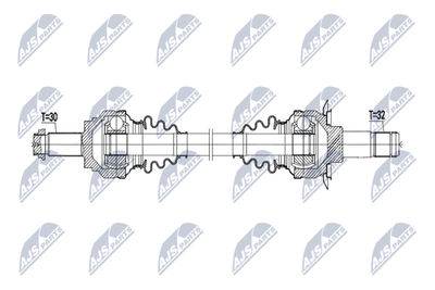Приводной вал NTY NPW-BM-231