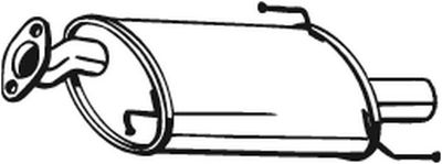 Izplūdes gāzu trokšņa slāpētājs (pēdējais) BOSAL 219-019