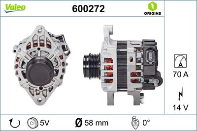 Генератор VALEO 600272