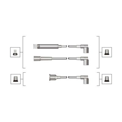 Augstsprieguma vadu komplekts MAGNETI MARELLI 941319170110