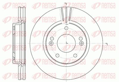 Bremžu diski REMSA 6667.10