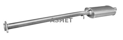 Средний глушитель выхлопных газов ASMET 19.002