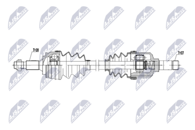 Приводной вал NTY NPW-PE-130