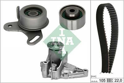 Ūdenssūknis + Zobsiksnas komplekts Schaeffler INA 530 0427 31