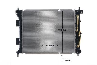 Radiators, Motora dzesēšanas sistēma MAHLE CR 2104 000S