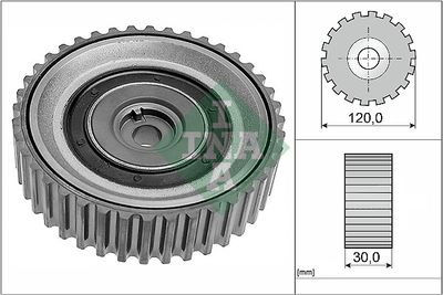 Parazīt-/Vadrullītis, Zobsiksna Schaeffler INA 532 0443 10