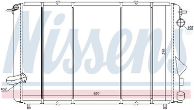Radiators, Motora dzesēšanas sistēma NISSENS 63876