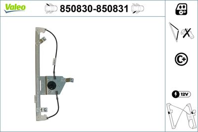 Стеклоподъемник VALEO 850830