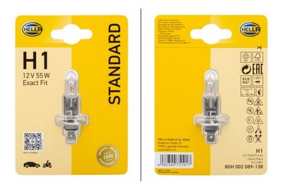 Лампа накаливания, фара дальнего света HELLA 8GH 002 089-138
