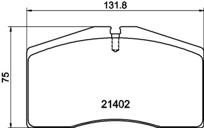 Bremžu uzliku kompl., Disku bremzes HELLA PAGID 8DB 355 018-301