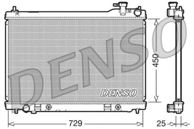 Radiators, Motora dzesēšanas sistēma DENSO DRM46100