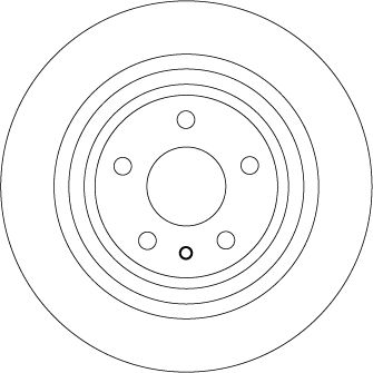 Тормозной диск TRW DF6809