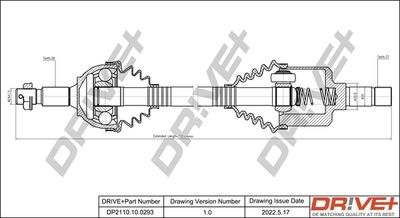 Приводной вал Dr!ve+ DP2110.10.0293