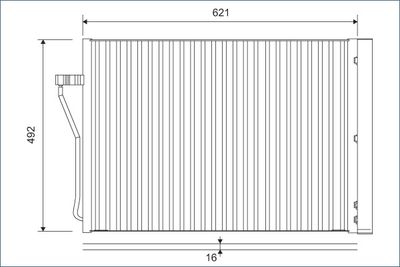 Конденсатор, кондиционер VALEO 812879