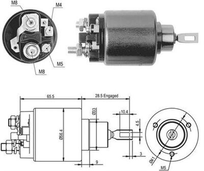 Ievilcējrelejs, Starteris MAGNETI MARELLI 940113050434