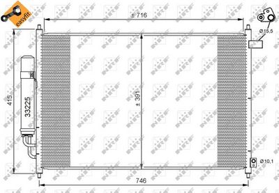 Конденсатор, кондиционер NRF 35866
