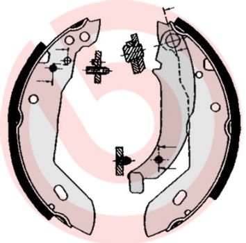 Комплект тормозных колодок BREMBO S 61 512