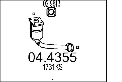 Катализатор MTS 04.4355