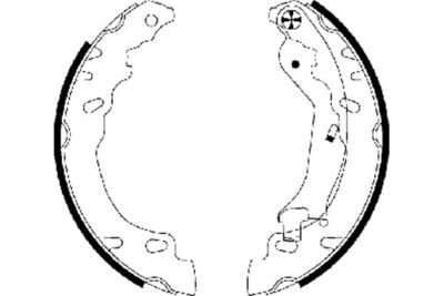 Bremžu loku komplekts TEXTAR 91064600