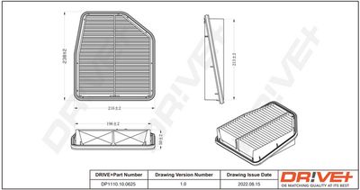 Gaisa filtrs Dr!ve+ DP1110.10.0625
