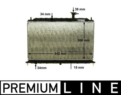 Radiators, Motora dzesēšanas sistēma MAHLE CR 1303 000P