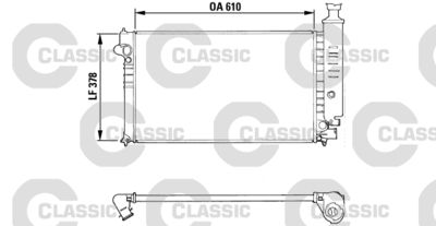 Radiators, Motora dzesēšanas sistēma VALEO 310919