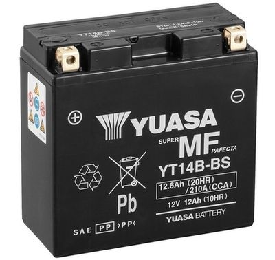 YUASA YT14BBS Startera akumulatoru baterija
