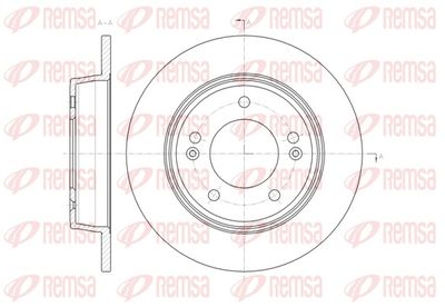 Тормозной диск REMSA 61435.00