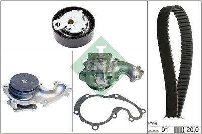 Ūdenssūknis + Zobsiksnas komplekts Schaeffler INA 530 0142 30