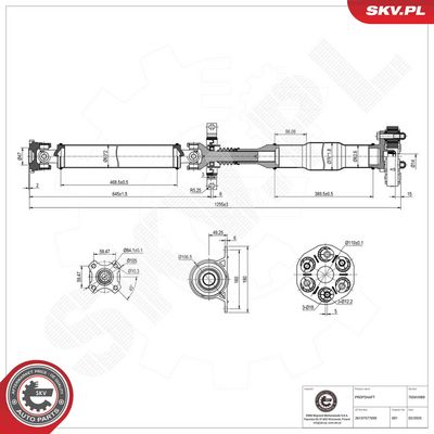 Приводной вал ESEN SKV 76SKV089