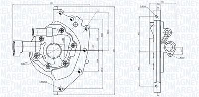 Масляный насос MAGNETI MARELLI 351516000060