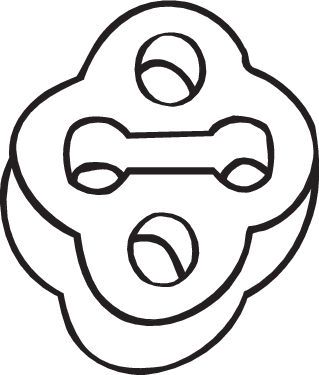 Резиновые полоски, система выпуска BOSAL 255-507